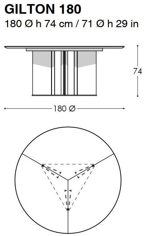 José Martínez Medina Круглый стол для переговоров из стали и дерева sun-id-1380992 - Вид №3