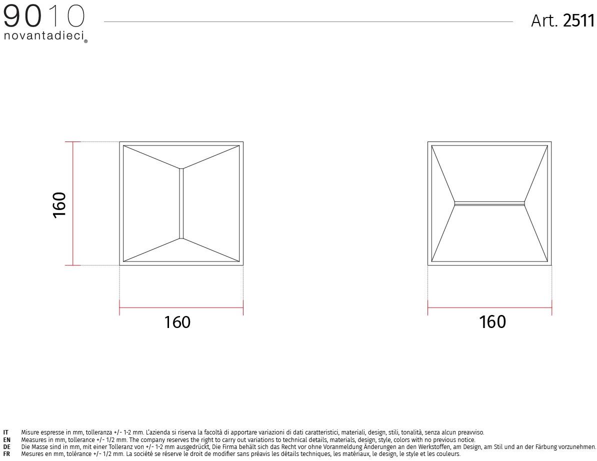 9010 novantadieci Аппликация светодиода из cristaly®  2511  - Вид №3