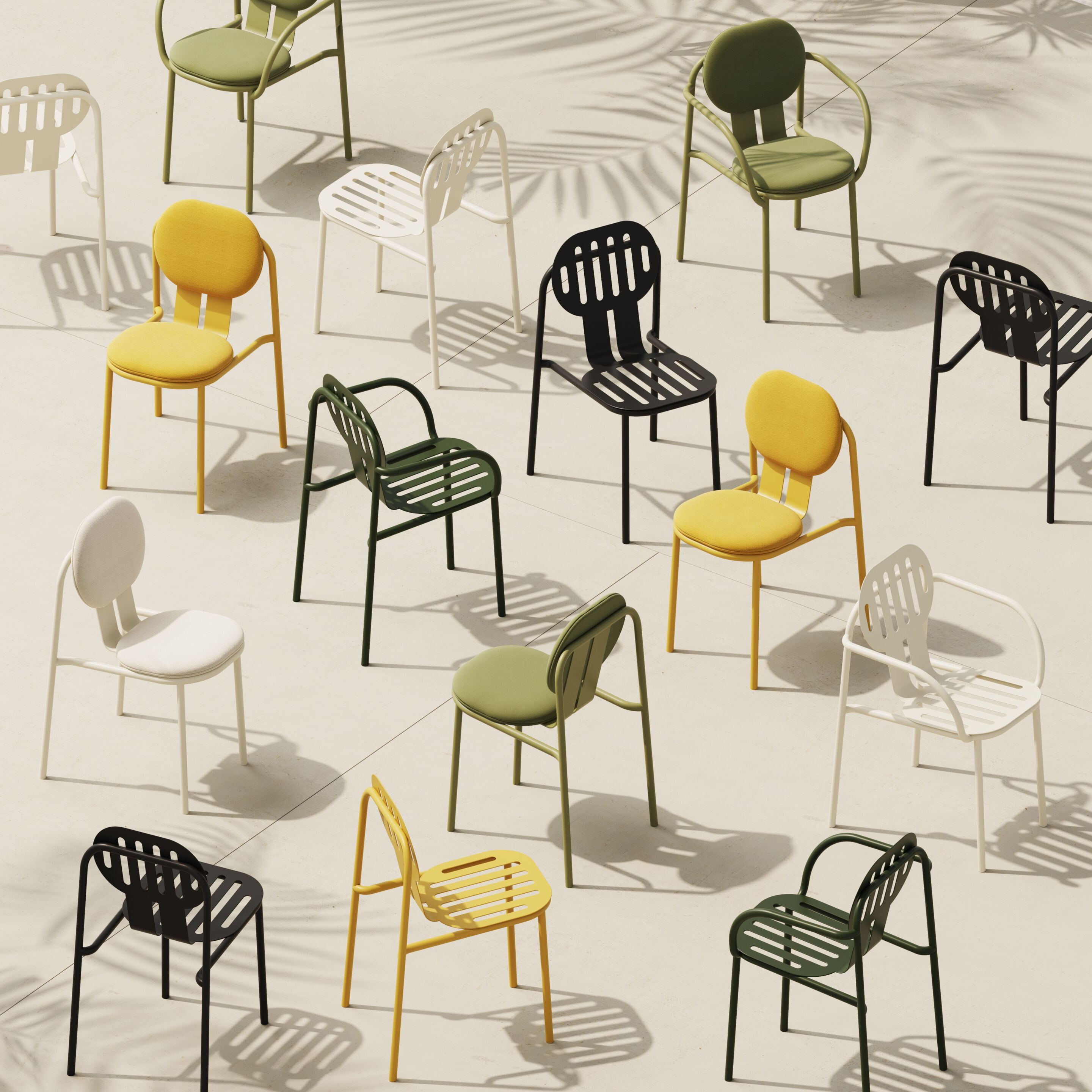 Алюминиевый и тканевый садовый стул Joyf пустыня ARCH-00083805 - Вид №5