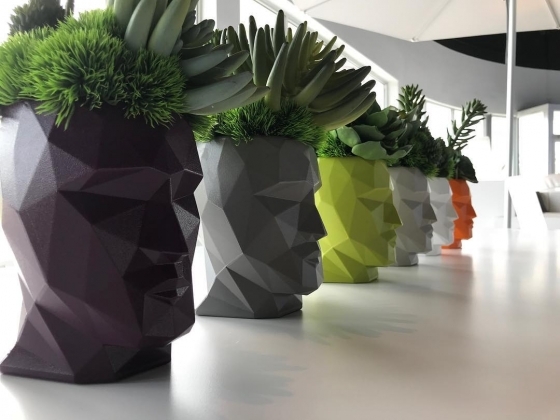 070285 Кашпо матовое бронзовое 42см Vondom Adan - Вид №3