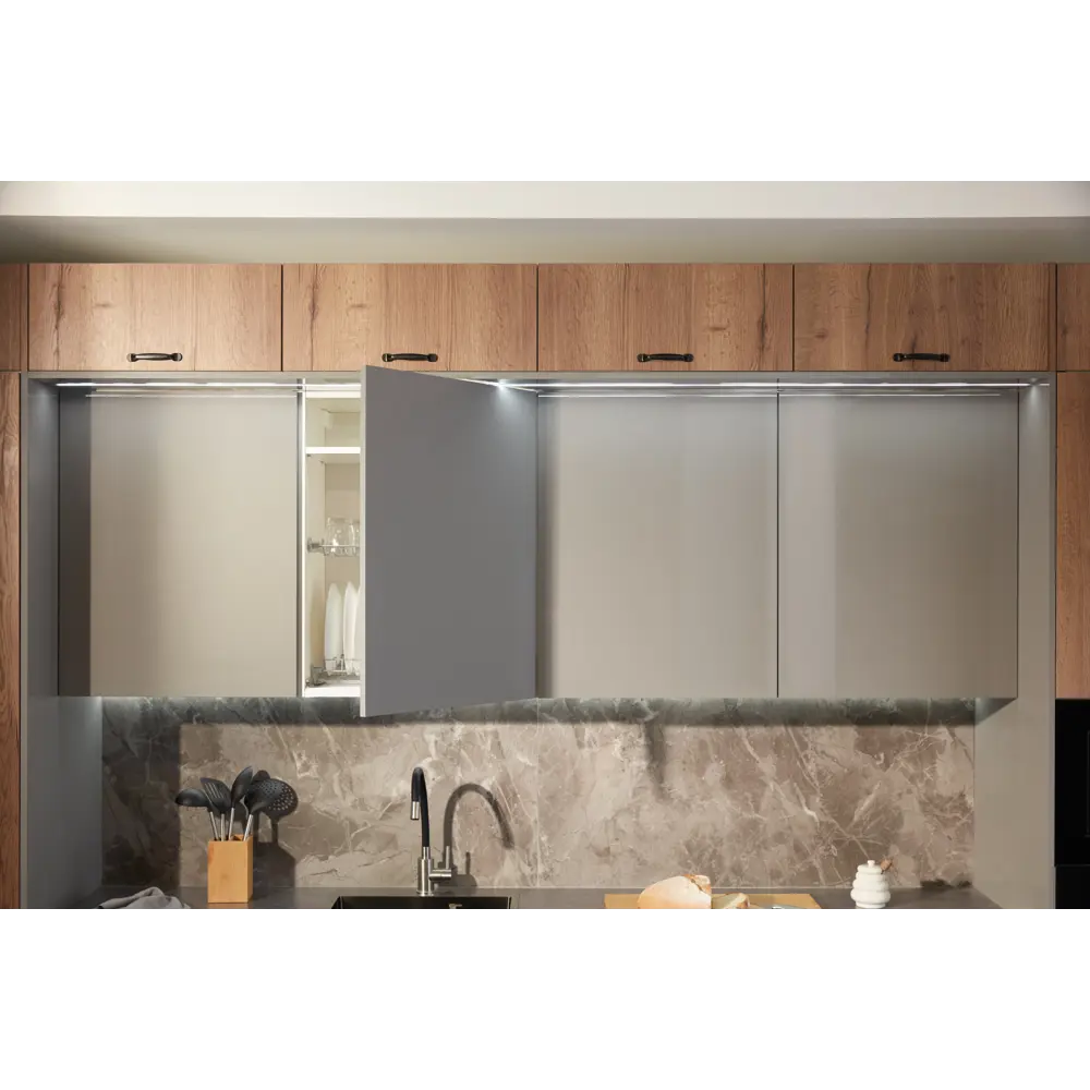 Фасад для кухонного ящика Delinia ID Рошаль 39,7×12,5 см в стиле тёмное дерево 86881107 STLM-0881224 - Вид №8