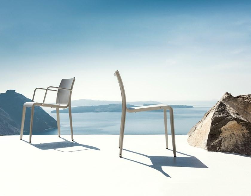 TRIBÙ Садовый стул из алюминия с подлокотниками Mirthe 07418 - Вид №3