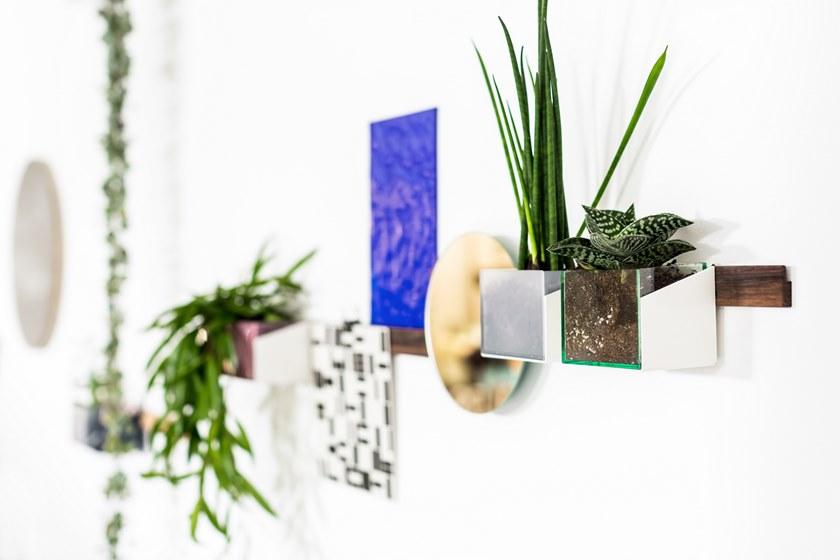 Atelier Belge Деревянная полка с металлическими контейнерами sun-id-1443567 - Вид №7