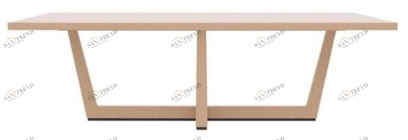 Andreu World Прямоугольный обеденный стол из дуба Uves Me3664 /65 /66