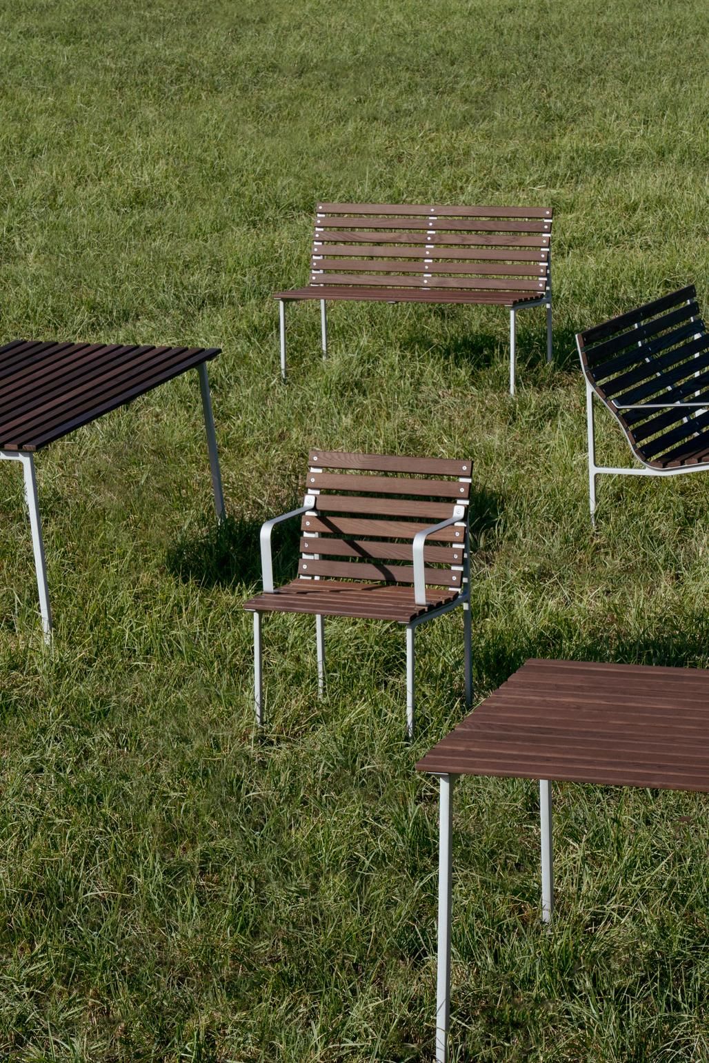 Прямоугольный садовый стол из ясеня Hay Траверс ARCH-00128266 - Вид №17