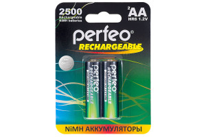 16088738 Аккумулятор AA2500mAh 2 шт блистер 30 007 010 Perfeo