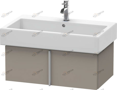 VE610604343 Vero Тумбочка подвесная Базальт матовый, декор Duravit