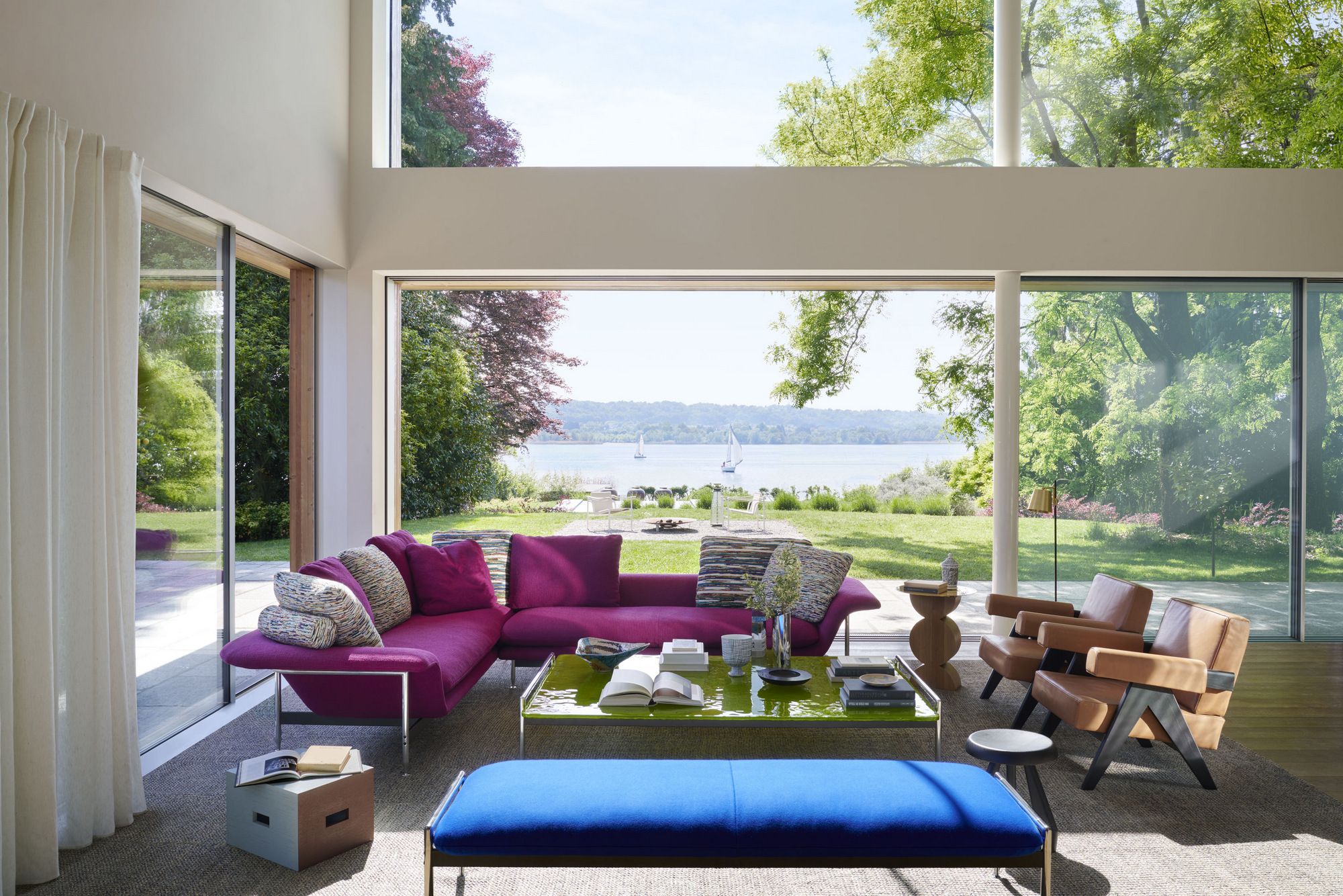 Прямоугольный стеклянный журнальный столик CASSINA Esosoft ARCH-00082448 - Вид №9