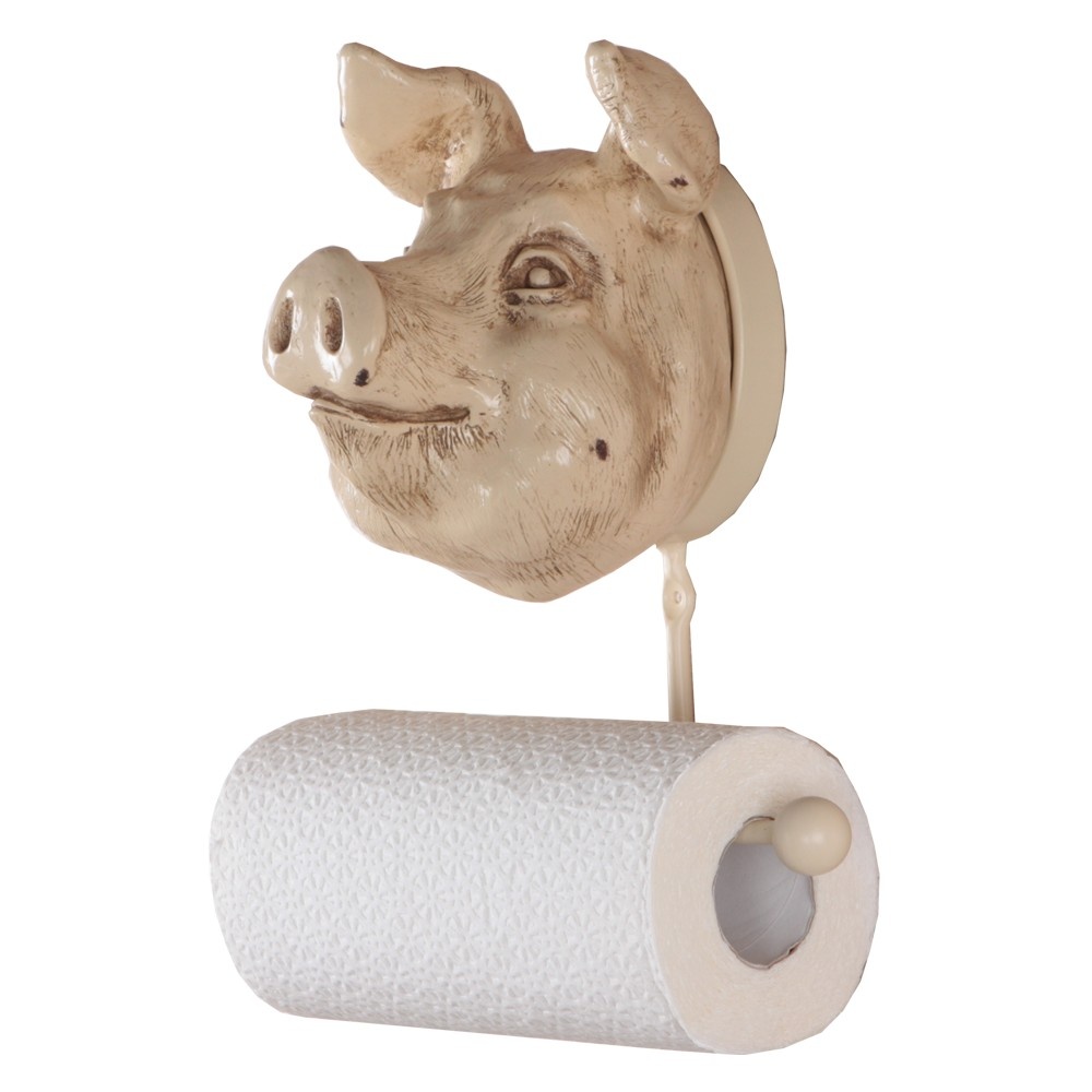 75079 BOGACHO Держатель для бумажных полотенец Маялино Айвори мрамор / металл  - Вид №1