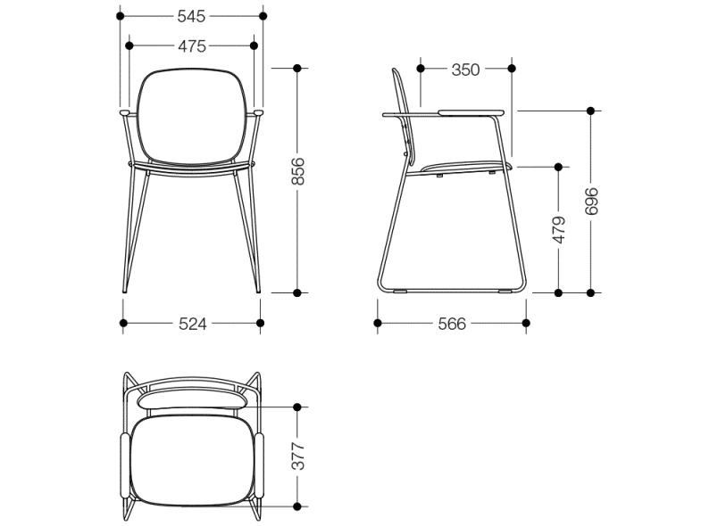 950.51.31140 стул для ванны HEWI System 900 - Вид №8