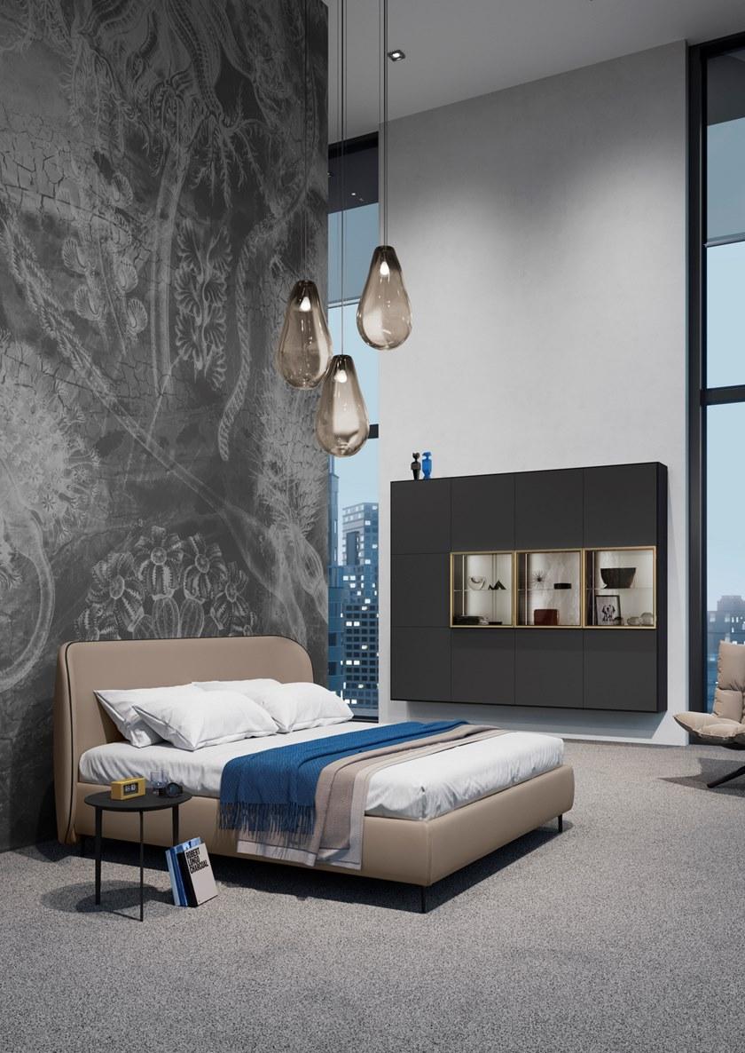 Kettnaker Двуспальная кровать с обивкой из ткани sun-id-1397926 - Вид №4