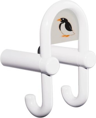 801.90.031 Двойной крючок для гардероба с держателем символа HEWI System 111 | Polyamid 