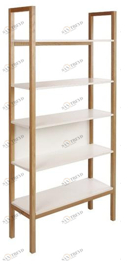 Woodman Открытая полка из лакированной древесины Farringdon sun-id-1463410