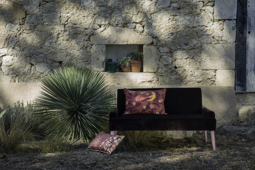 Élitis Прямоугольная подушка из льна с цветочными мотивами sun-id-1344647 - Вид №2