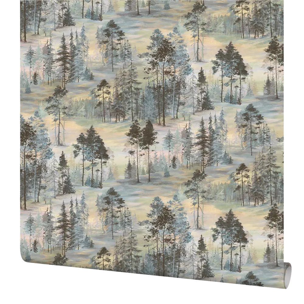ELYSIUM Обои флизелиновые Сосновый бор в природных тонах 89733713 STLM-0079948