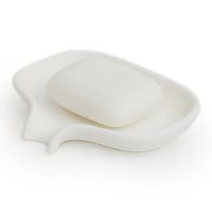 Мыльница с носиком для слива белая(малая) BOSIGN  253637 Белый