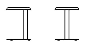Низкий стул на стальном насесте Desalto ARCH-00016079 - Вид №2