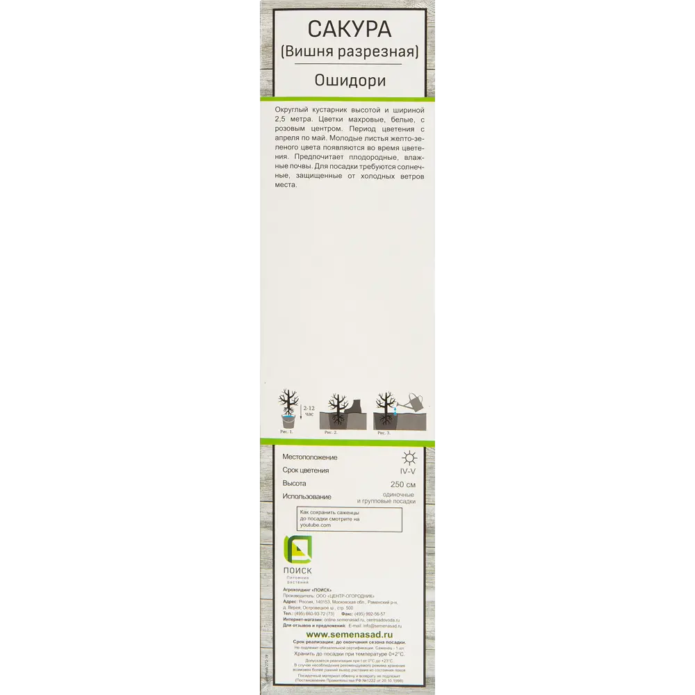 Сакура Ошидори в тубе Поиск Инвест 82527860 STLM-2189599 Santreyd  - Вид №2
