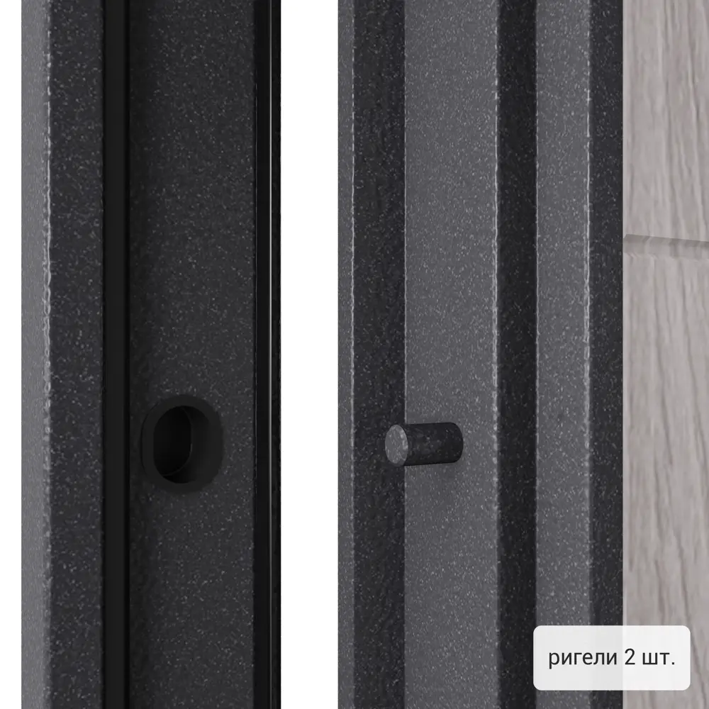 Дверь входная металлическая Вавилон 960 мм правая цвет графит TOREX STLM-2175981 - Вид №6