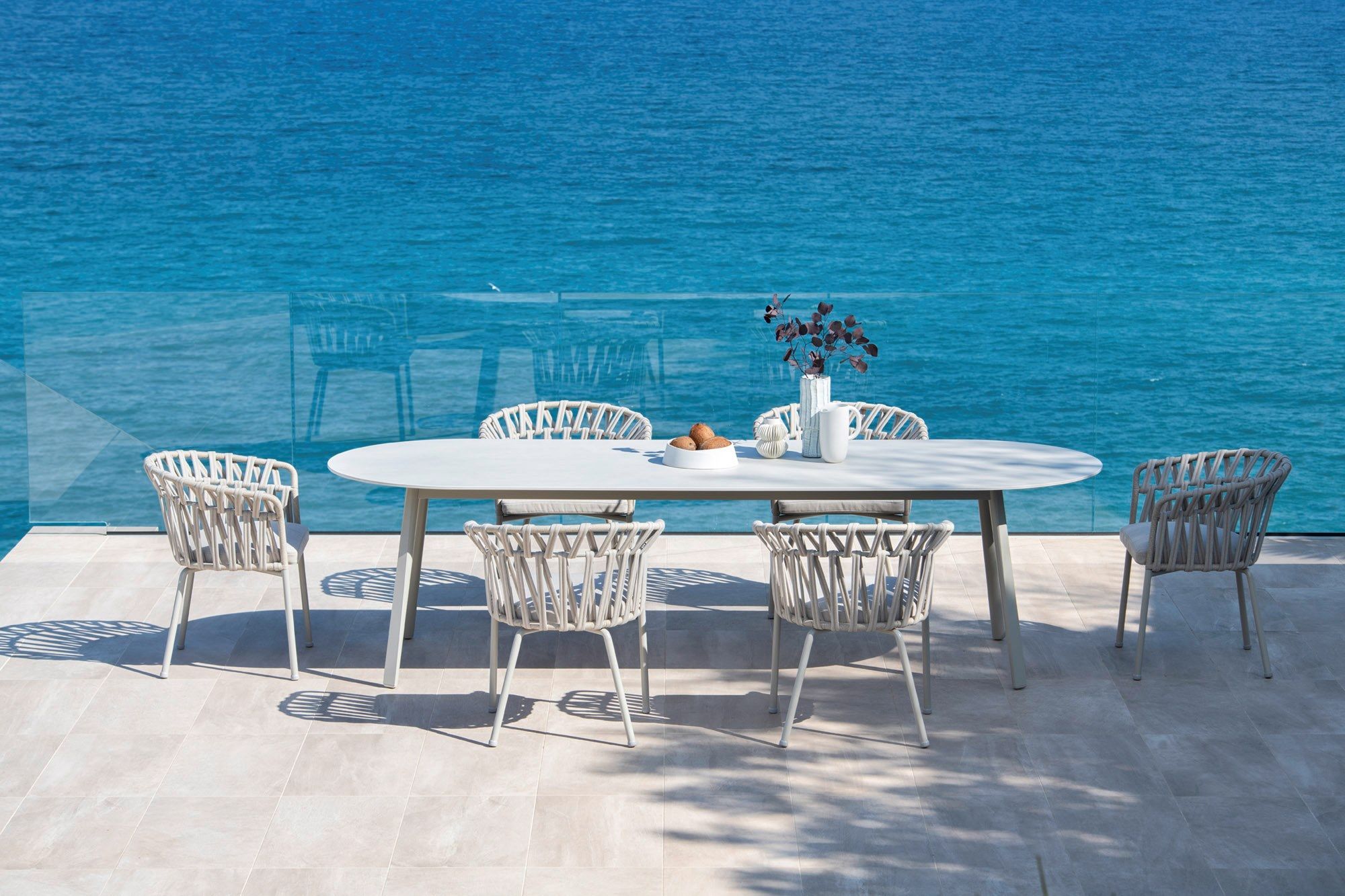 Алюминиевый овальный садовый стол с порошковым покрытием Varaschin Эмма ARCH-00091812 - Вид №11