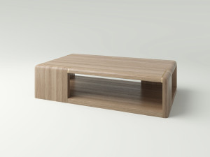 Прямоугольный журнальный столик из дуба