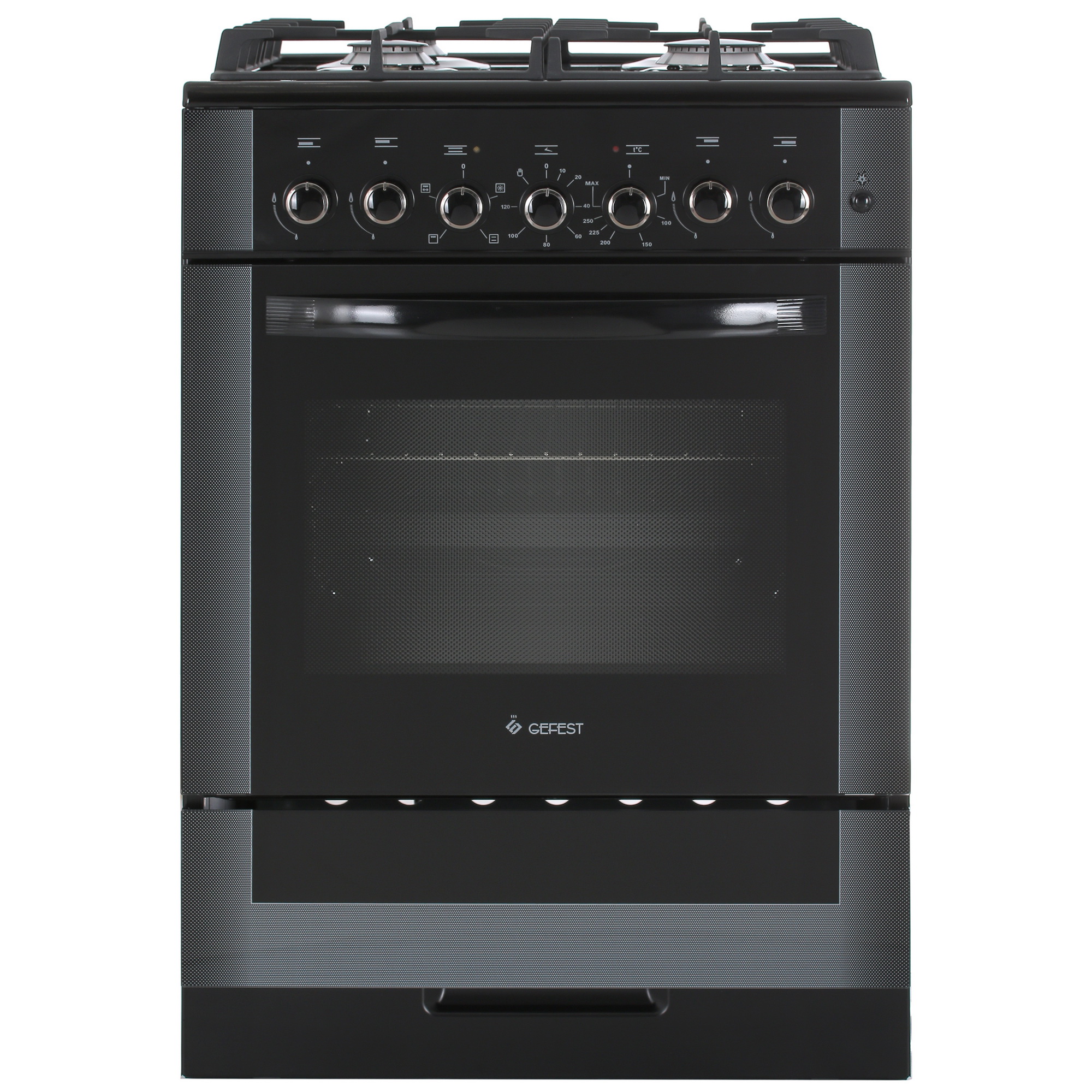 9085702 Комбинированная плита Gefest GE 652044 GC черный STDN-0025601