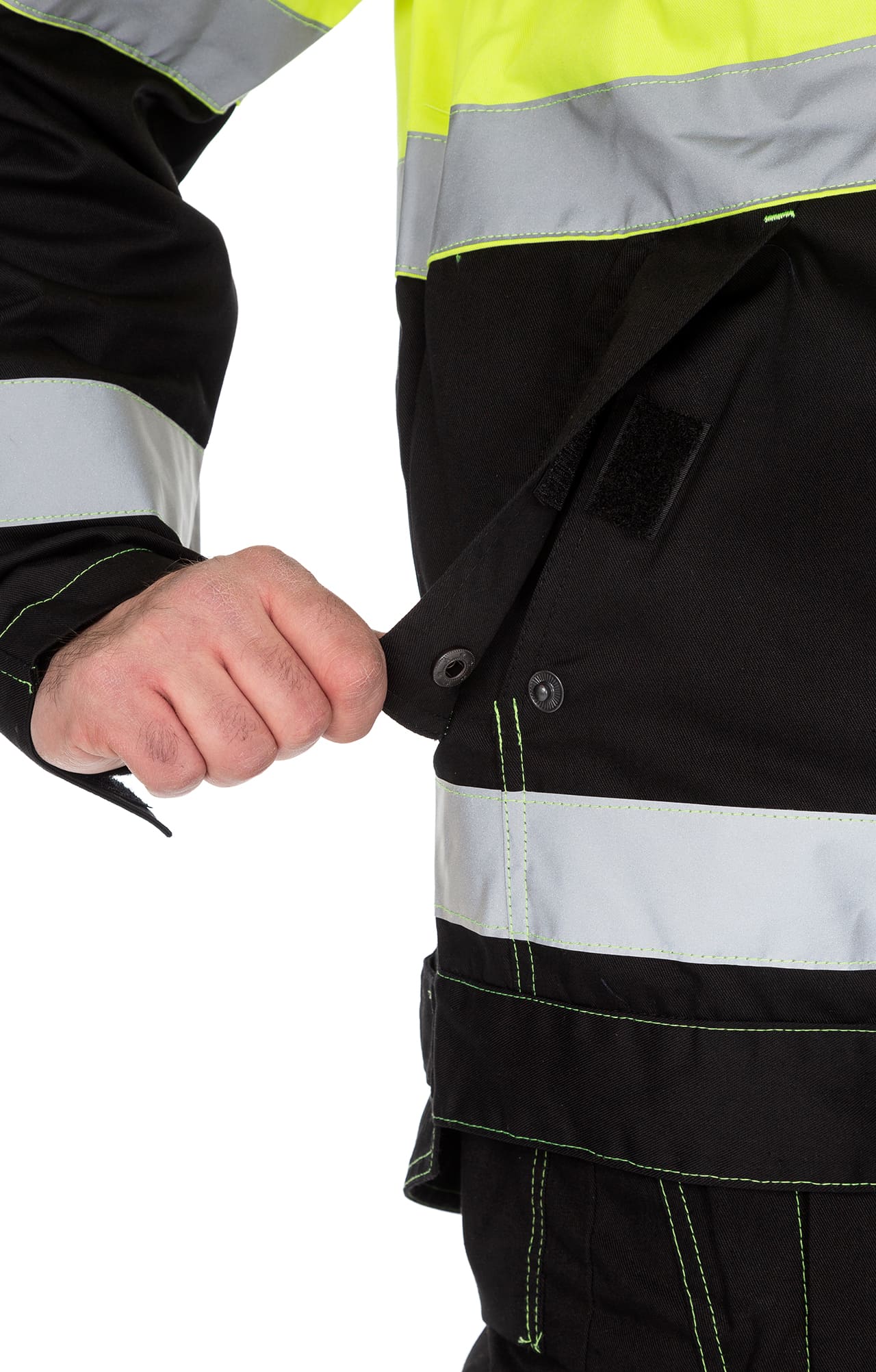 69774 Костюм "Премиум" летний черный с лимонным  Летняя спецодежда размер 60-62/182-188  - Вид №12