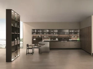 ERNESTOMEDA Линейная лакированная кухня Soul