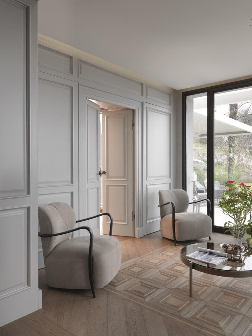 SELVA Мягкое кожаное кресло с подлокотниками  1172  - Вид №6