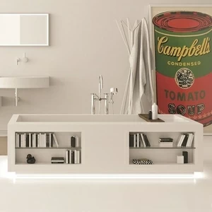 Design Ванна из Corian 1850x920x500 Comfort Tank 3 белая