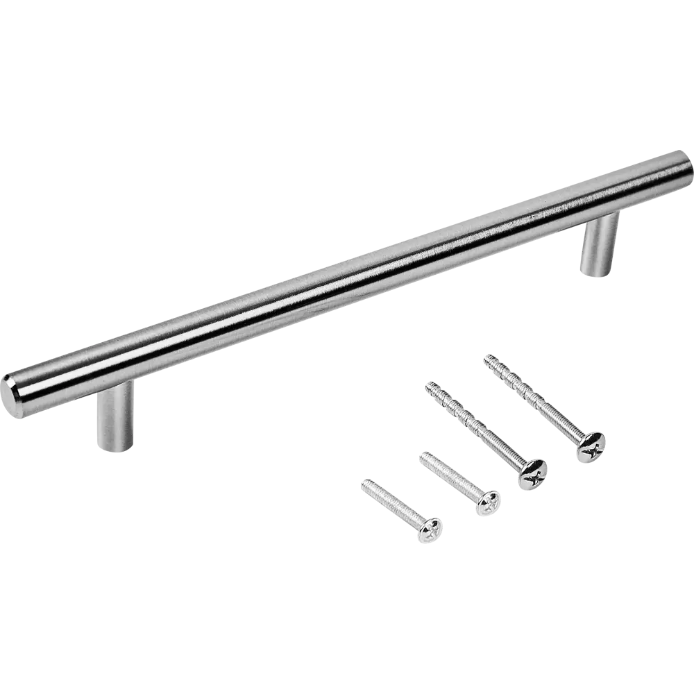 86899561 Ручка-рейлинг мебельная Prz ЦАМ 160 мм цвет никель STLM-1009942 PALLADIUM  - Вид №2