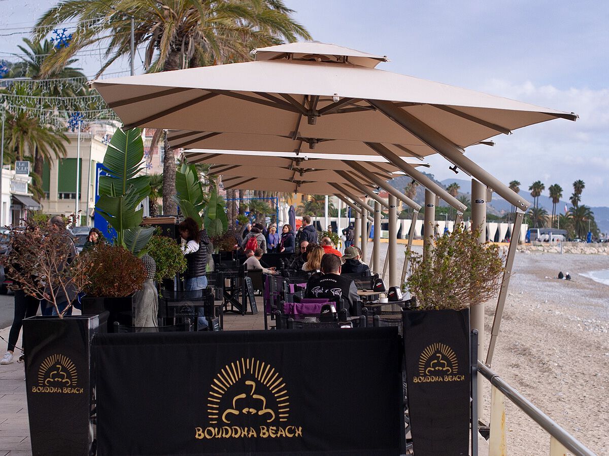 Зонтик с боковым полюсом Ombrellificio Poggesi ONE ARCH-00147591 - Вид №8