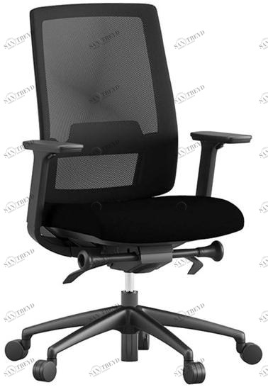 Ersa Эргономичное офисное кресло из ткани с 5 спицами и подлокотниками sun-id-1459404