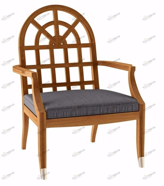 ASTELLO Садовое кресло из тика с подлокотниками Jonquille Jq.sb2.l1