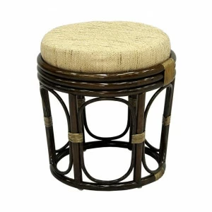 Табурет коричневый "Бони" ЭКО ДИЗАЙН CLASSIC RATTAN 129561 Бежевый;коричневый