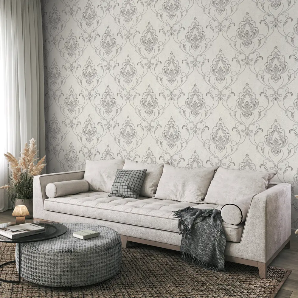 Обои флизелиновые Аспект Ру Анита бежевые 1.06 м 30263-22 STLM-2089902 - Вид №4