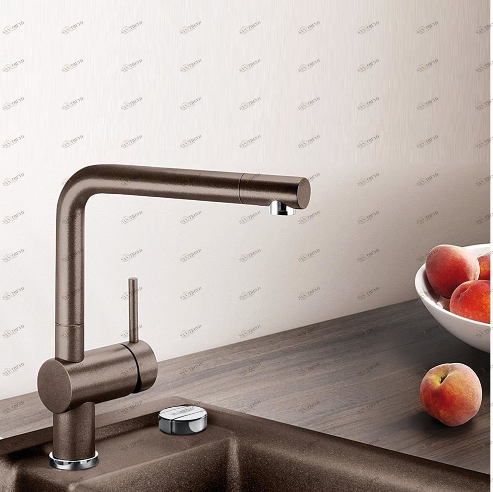 Кухонный смеситель кофейного цвета  Linus Blanco 516707
