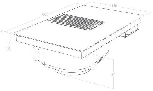 Elica Индукционная стеклокерамическая плита со встроенной вытяжкой Nikolatesla sun-id-1413464 - Вид №5