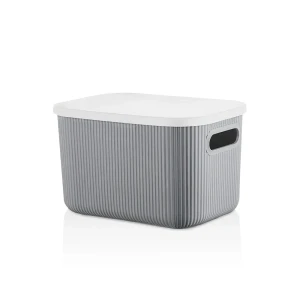 Корзинка для хранения Shell 6.2 л 26.9x18.7x16.4 см цвет серый 89385368 STLM-2000574