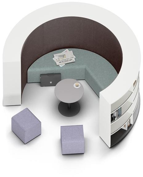 werner works Офисный остров для кофе-брейка Basic flow sun-id-1491474 - Вид №2