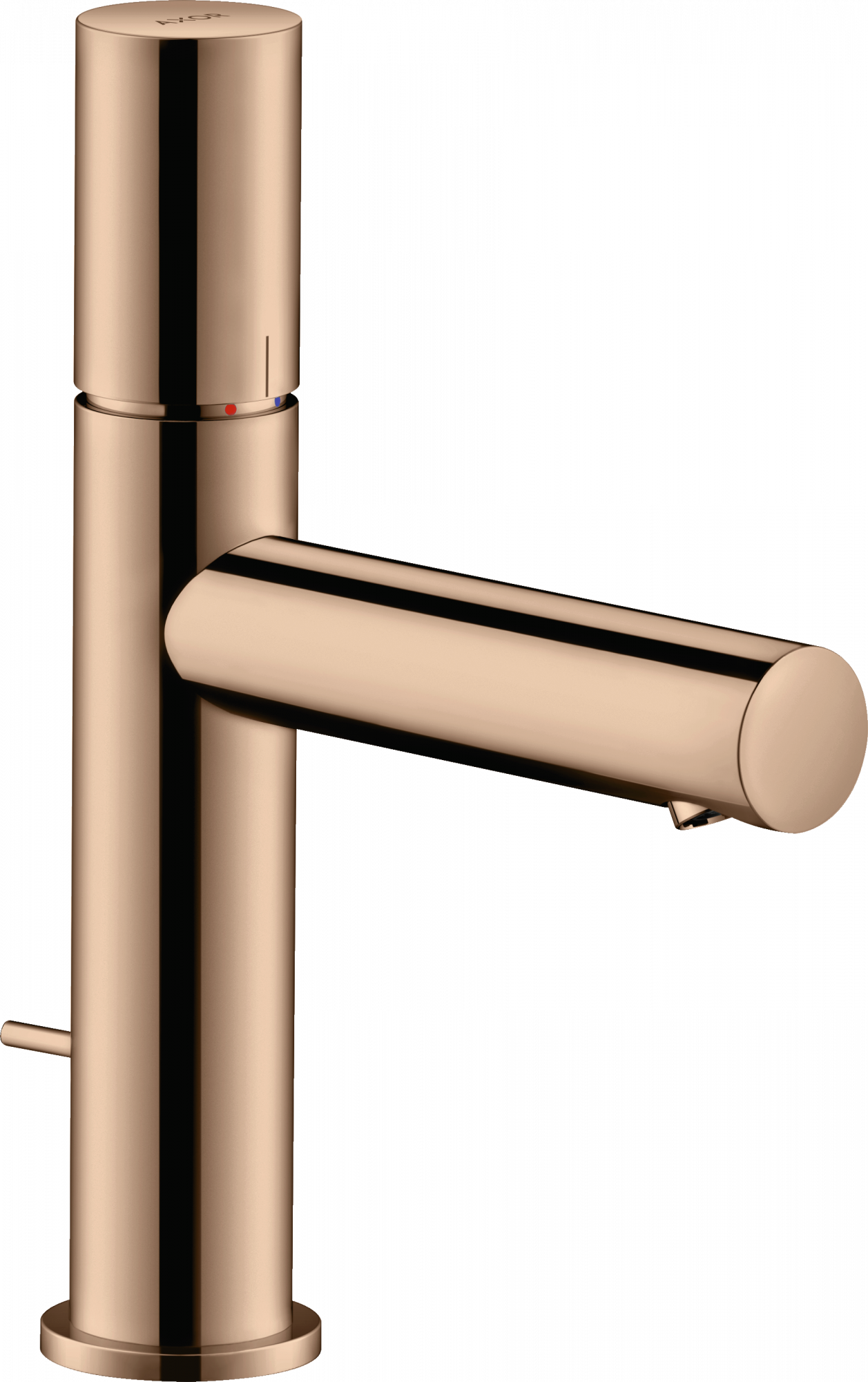 45001300 Смеситель для раковины 110, однорычажный, с нулевой ручкой, со сливным гарнитуром AXOR UNO