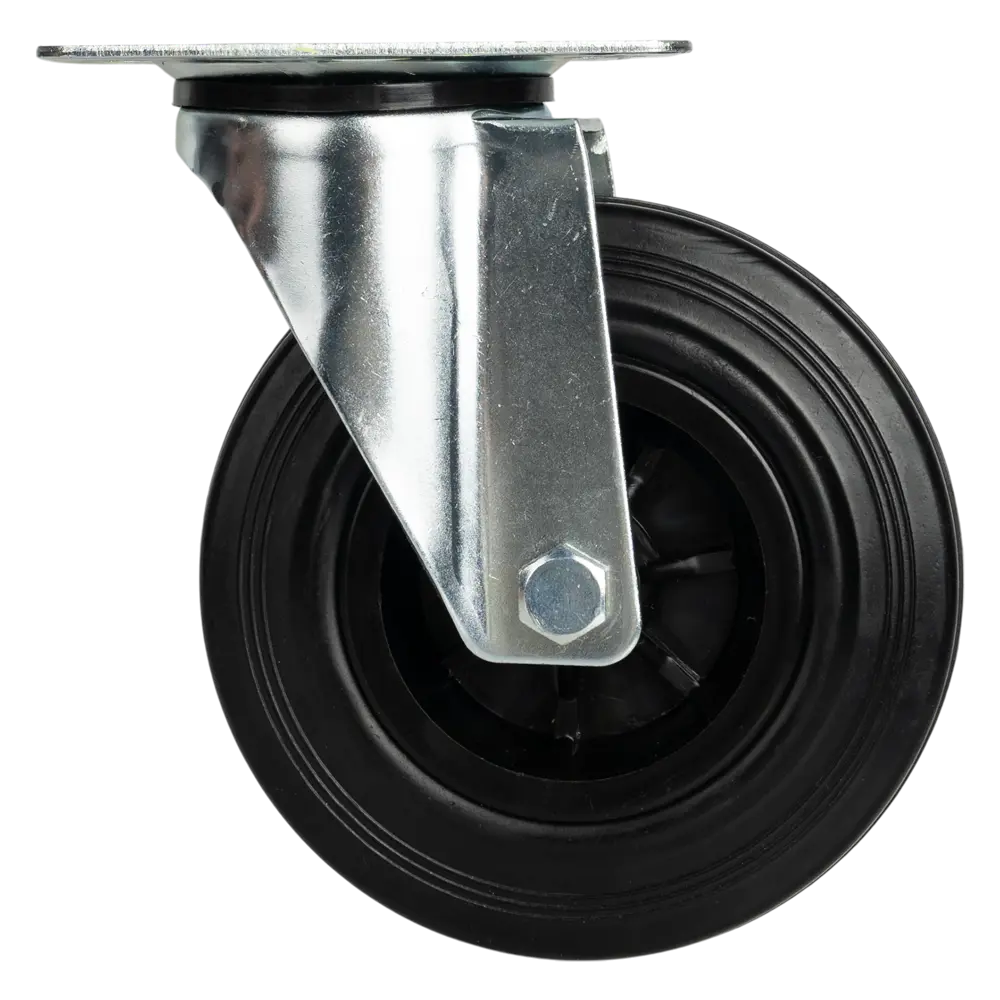 Профессиональный мебельный ролик 125 мм с крепежной пластиной 89415373 Santreyd STLM-1583706 - Вид №1