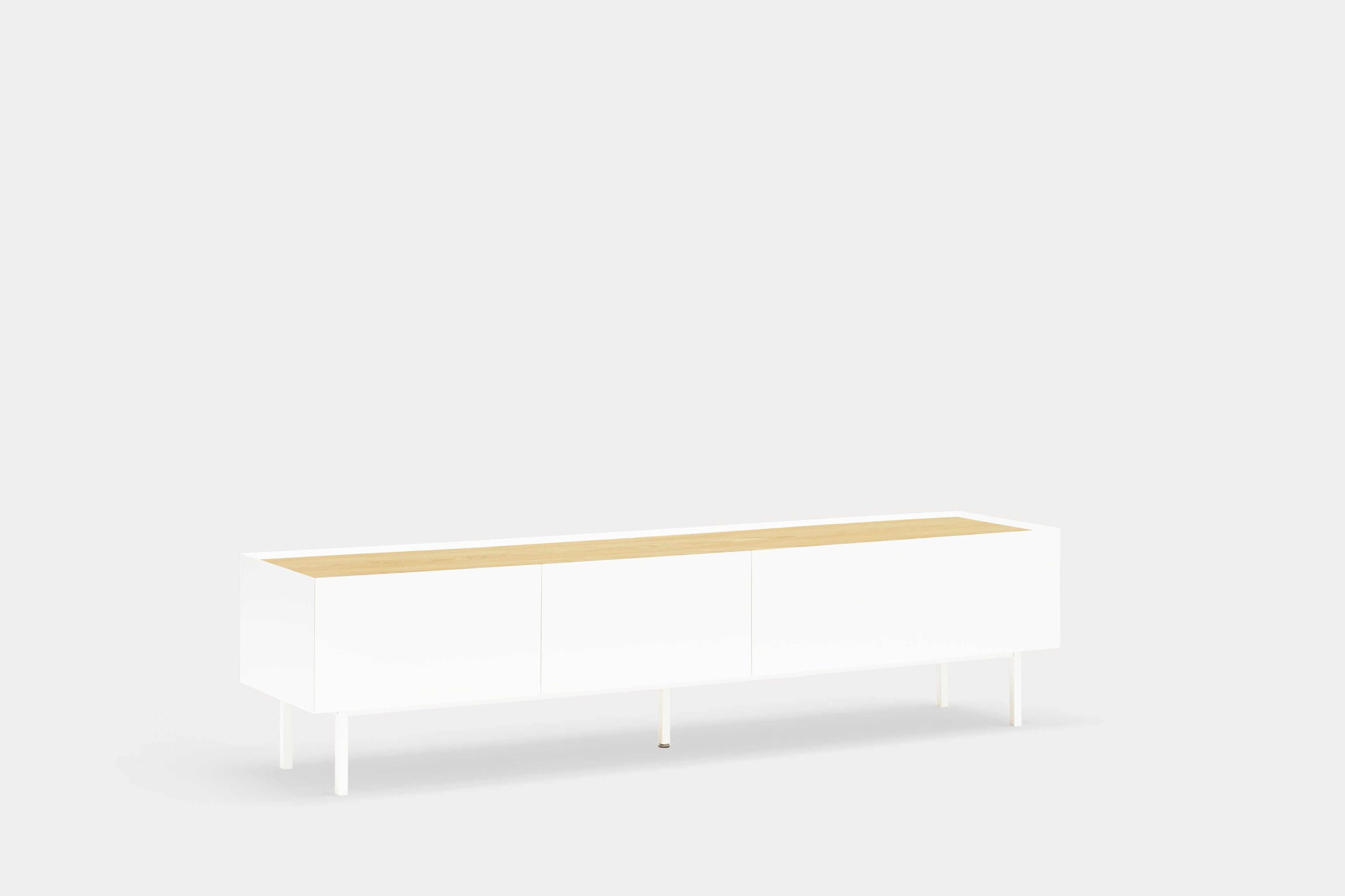 Шкаф для телевизора из шпона с распашными дверцами и ящиками TEULAT Arista ARCH-00021520 - Вид №18