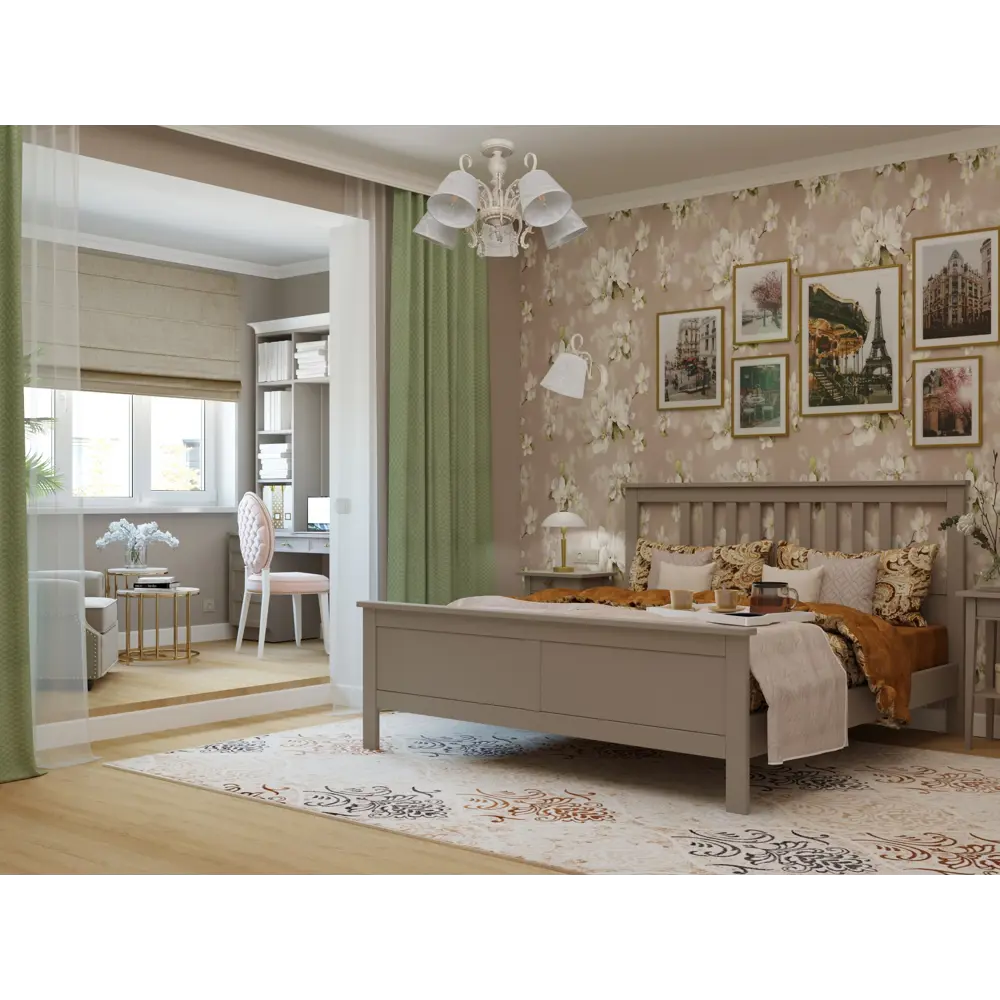 Покрывало стёганое «Melissa» 200х220 см цвет серо-белый 18689133 STLM-2159878 Santreyd  - Вид №7