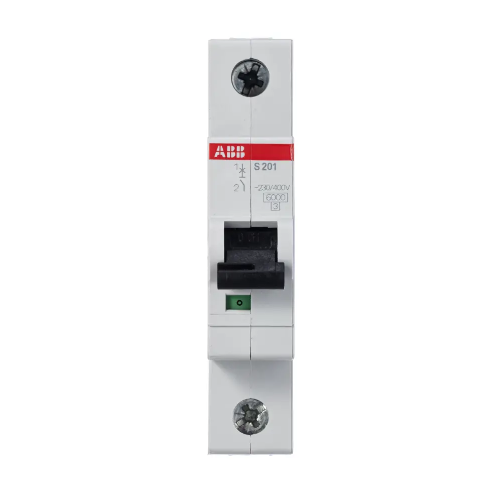 82175802 Автоматический выключатель ABB S201 1P C16 А 6 кА 2CDS251001R0164 STLM-0021208  - Вид №1
