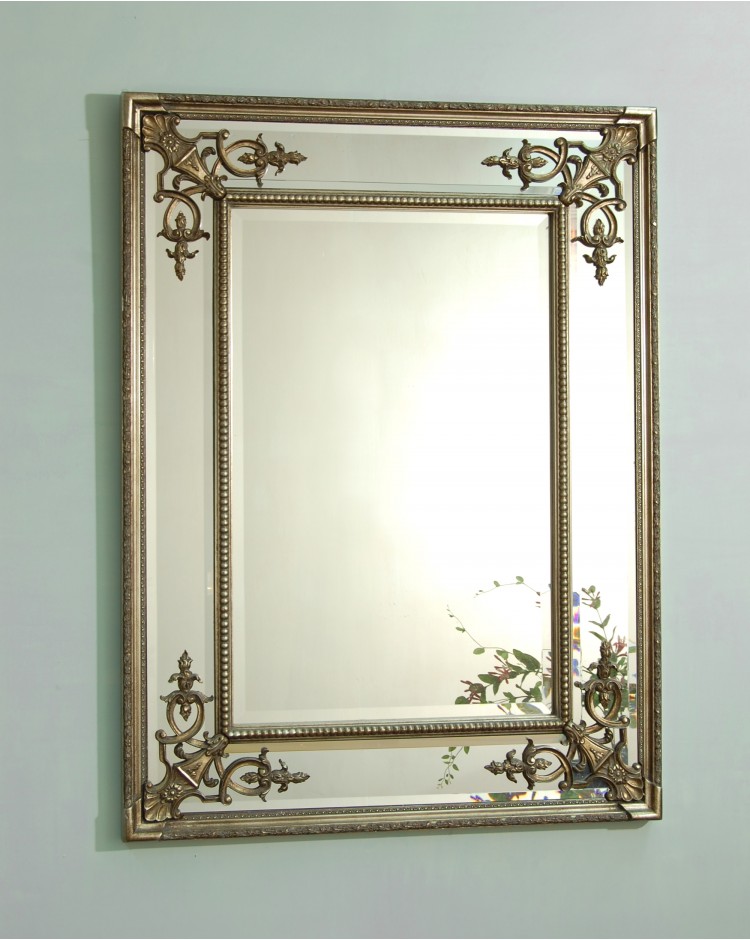 Зеркало настенное 119х89 см античное серебро Lord Silver ART-ZERKALO ДИЗАЙНЕРСКИЕ 00-3884100 Зеркальный;серебро  - Вид №2