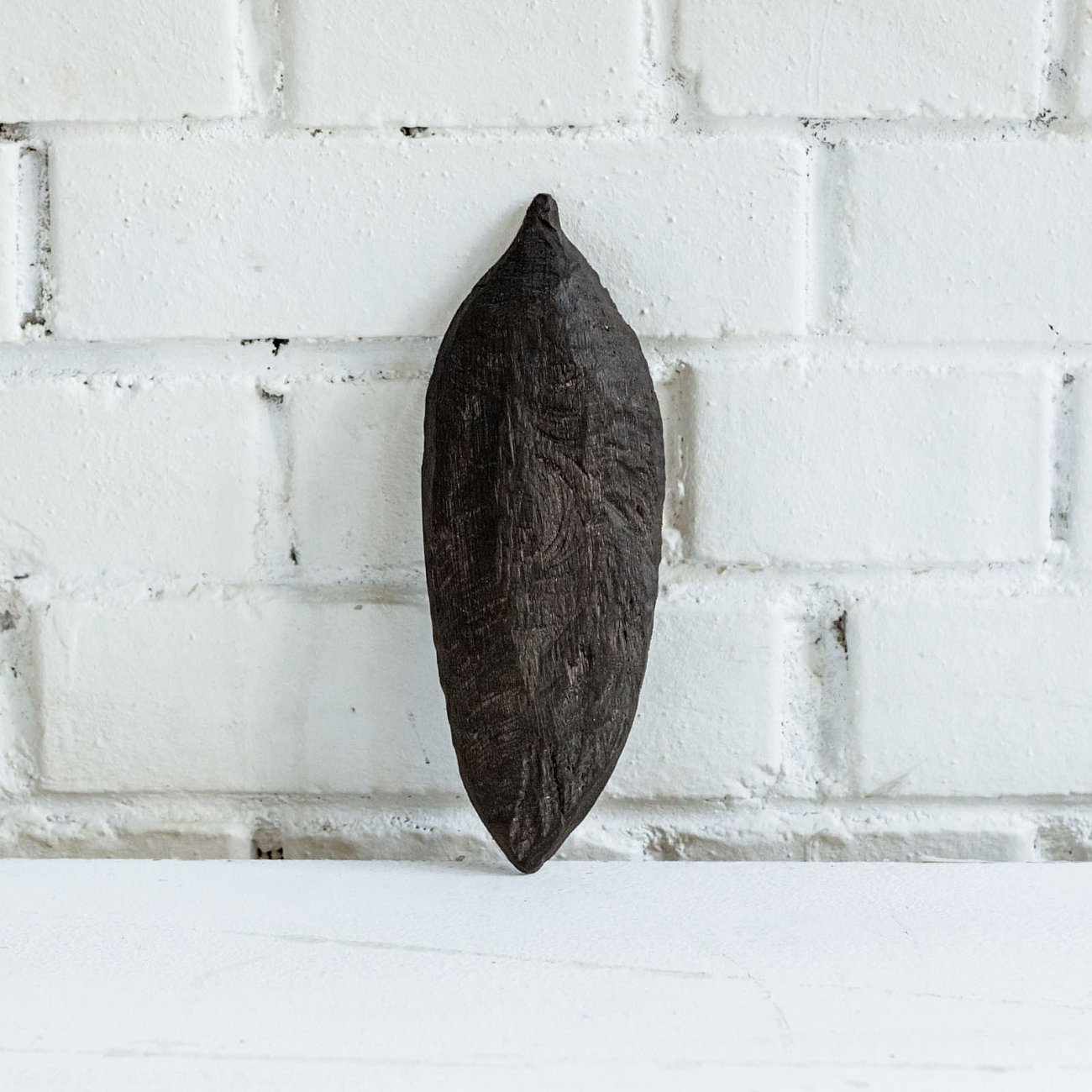 Тарелка "Блюдце черемуха" черная FUGA ECO WOOD 123579 Чёрный  - Вид №1