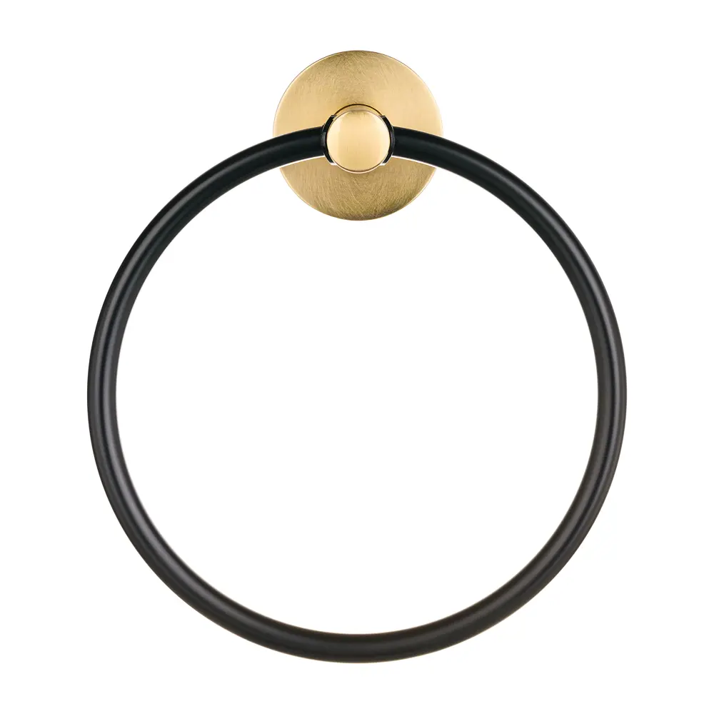 Держатель для полотенца Moroshka Oro Nero цвет чёрный/золотой STLM-2128924 - Вид №1