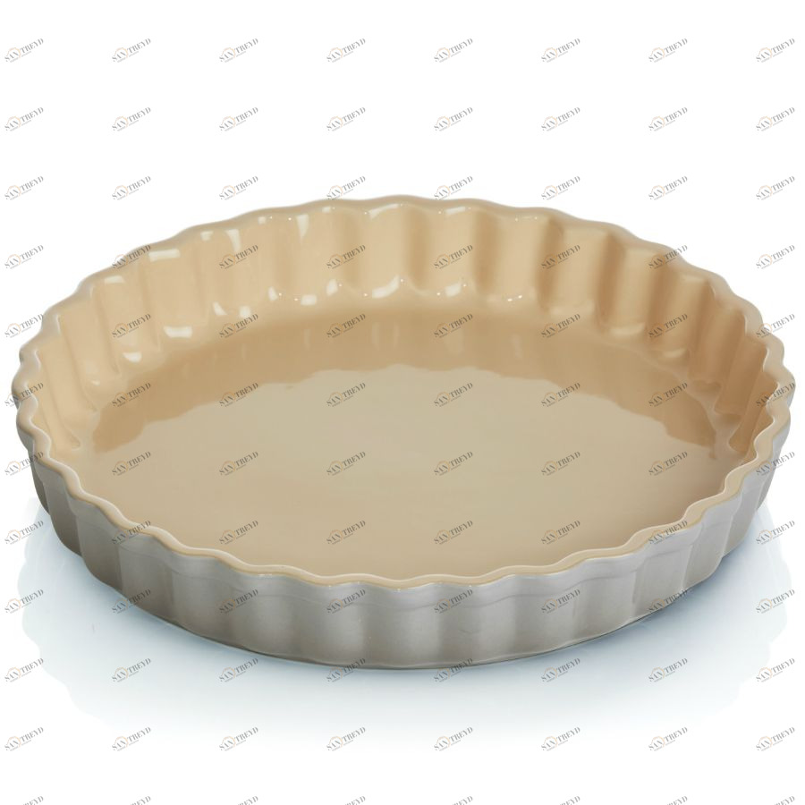 Форма для выпечки рифленая Le Creuset, 28 см, серая 91015928541100