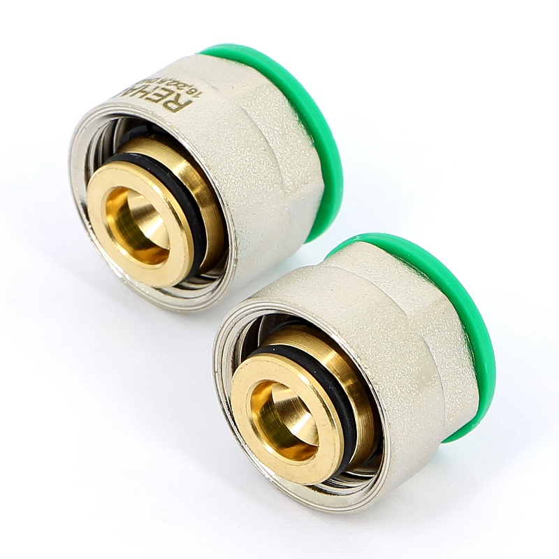 Комплект двух соединителей-евроконус обжим-B для труб RAUTITAN stabil, REHAU 3/4"x16,2(2,6) 266452 - Вид №1